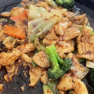 Szechuan chicken (extra sipicy)