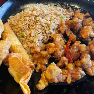 General Tso's Chicken Dinner