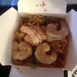 Panda one shrimp fried rice