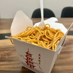 Delicious chow mein!