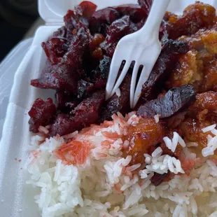 Can't get the fork thru it.