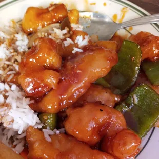 Orange chicken