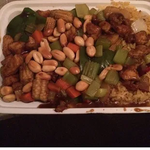 Kung Poa chicken was delicious