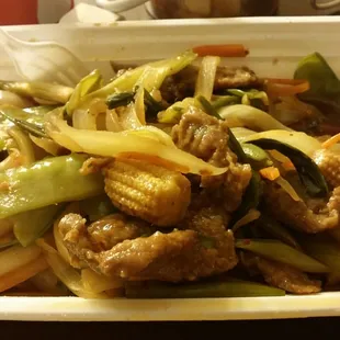 a close up of a dish of food
