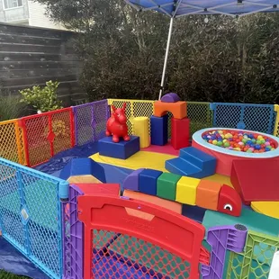 Large spacious soft play area for the littles.