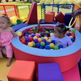 Kids love ball pits