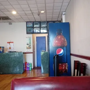 the interior of a restaurant