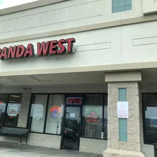 the front of a restaurant