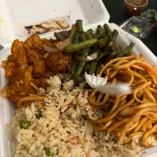 Orange chicken and more