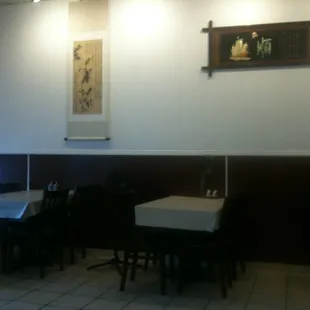 Comfortable but simple.