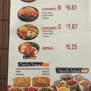 ramen and noodles, menu