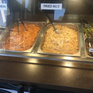 Noodles and rice