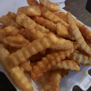 The old bay fries