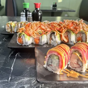 sushi and sashimi, sashimi, sushi, food