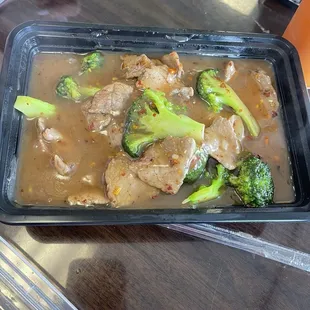 Ladna with beef &amp; level 3 spicy