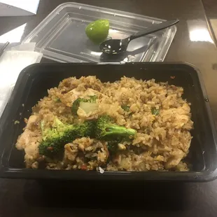 Spicy basil Thai fried rice