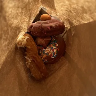 coconut pineapple crueler, blueberry lime, sprinkle strawberry