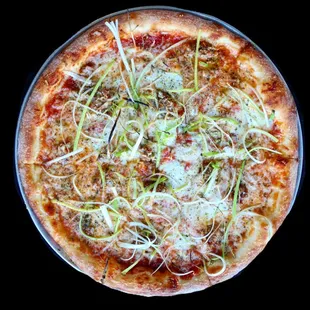 The sausage and leek!