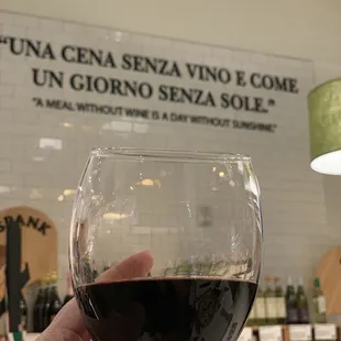 Can't forget the  wine!