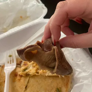 Mystery meat in the &quot;chicken caldo&quot;