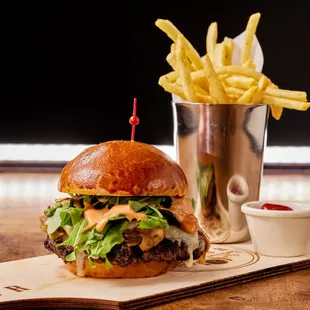 Spoil yourself with one of our Provençale Burgers