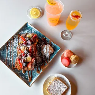 A delicious brunch assortment