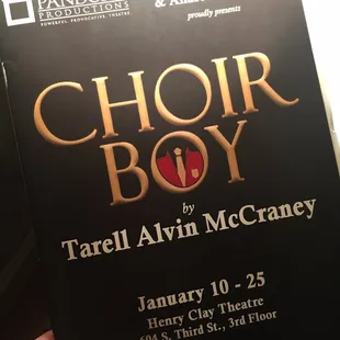 Opening night! This is an AMAZING cast.