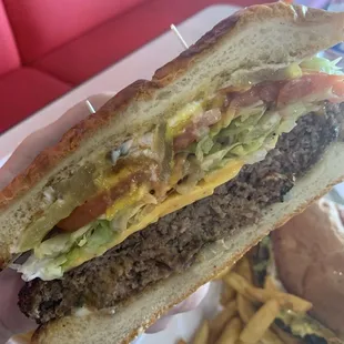 Pandora Burger W/Fries