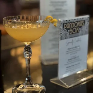 Specialty cocktail- "Josephine Baker" cocktail