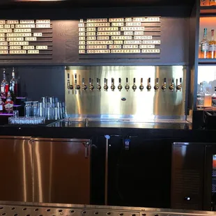 Some of the beer on tap.