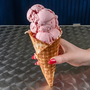 Triple scoop of yumminess.