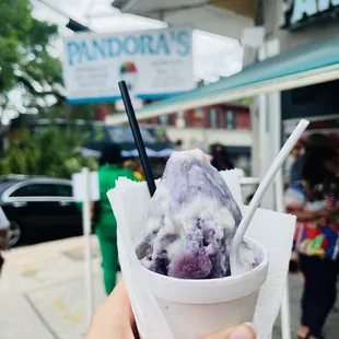King cake cream with condensed milk!