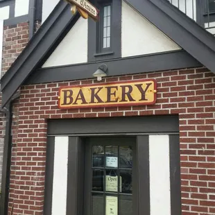 The entrance in a cool little village on Bainbridge Island