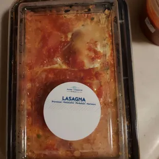 Lasagna Prepared To Go