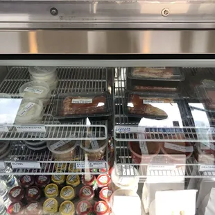 Nice selection of fresh sauces, lasagna, pasta