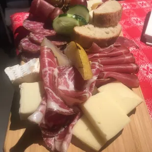 Cheese &amp; meat platter