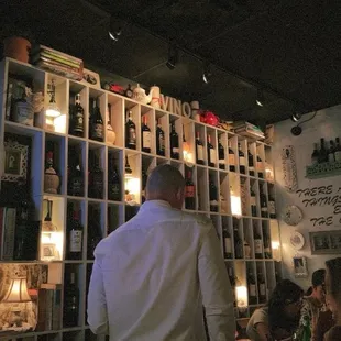 Wall of wine!