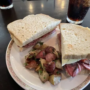 Sammie with red skin taters! Yum