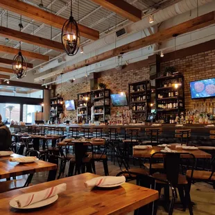 the interior of a restaurant