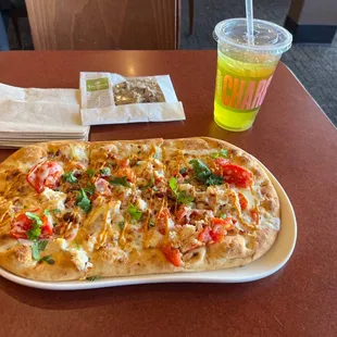 Chipotle Bacon flatbread