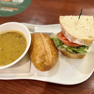 Pick 2 Thai chicken soup Turkey sandwich