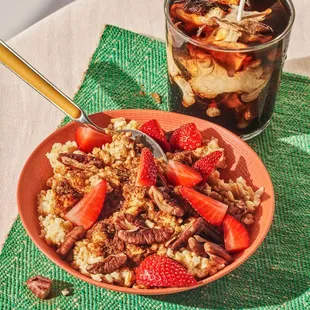 Steel Cut Oatmeal &amp; Iced Coffee