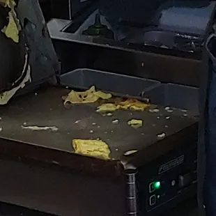 This is where Panera prepares your egg sandwich.