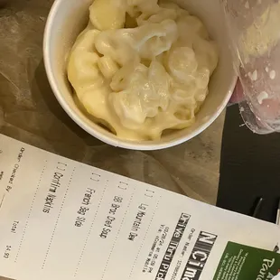 plus there are about 3 bites of mac and cheese in there