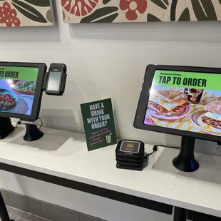 Order at kiosk if you choose