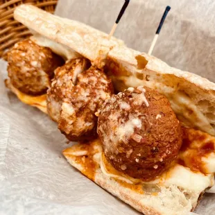 Meatball sandwich