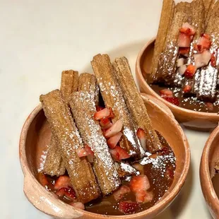 strawberries and french toast