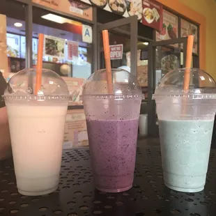 Piña colada, immune booster, and protein booster (Medium)