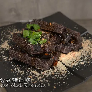 8. Steamed Black Rice Cake