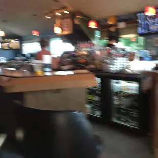 Sunday night bar area